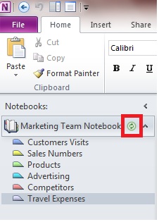 notebooks in onenote for mac not showing online